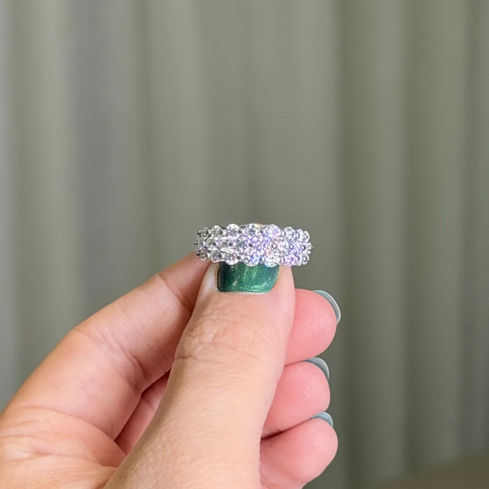 Anel Meia Aliança 3mm / 1,75 quilates