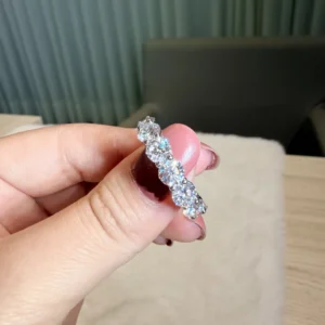 Anel Meia Aliança Russa 5mm / 3,5 quilates