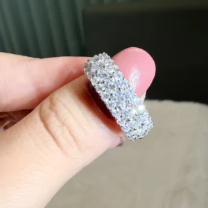 Anel Square Cushion 3x3mm / 1,3 quilates