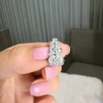 Brinco Argola Flor 6x3mm / 4,8 quilates