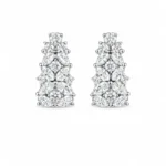 Brinco Argola Flor 6x3mm / 4,8 quilates