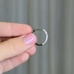 Brinco Argola Microcravejação 1mm / 0,8 quilates