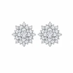 Brinco Moissanite Chuveiro 1,5mm / 0,92 quilates