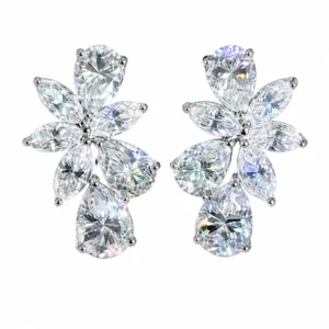 Brinco Glamour Glam 8x6mm / 12 quilates
