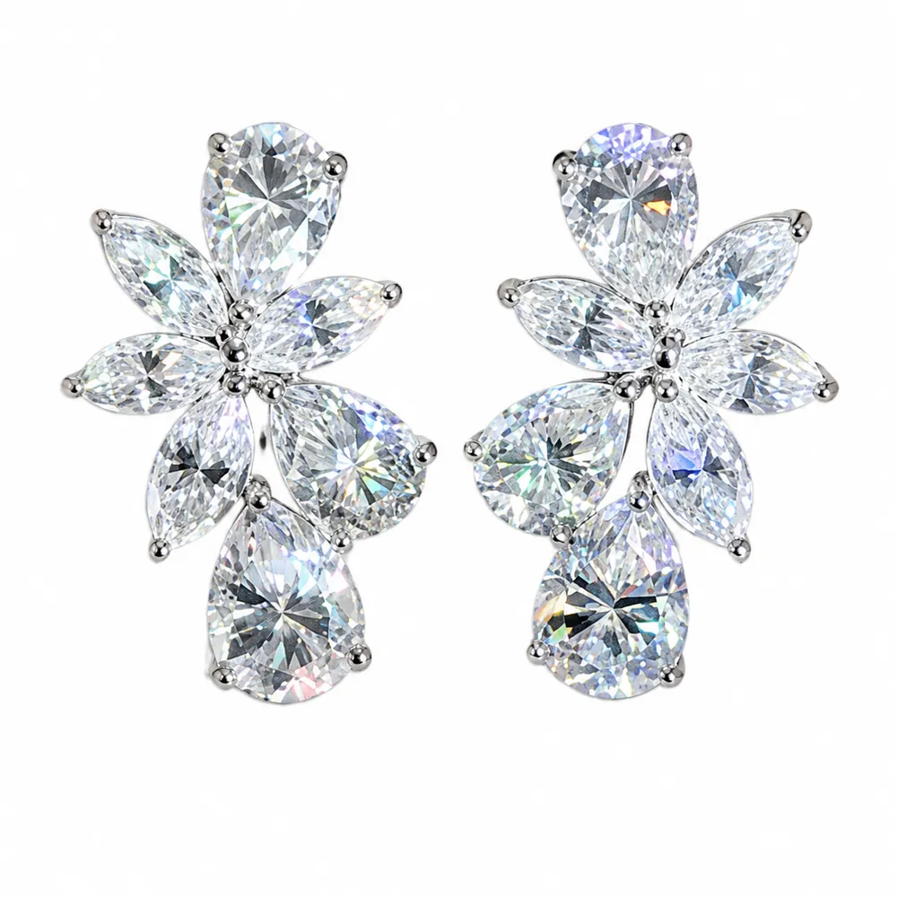 Brinco Glamour Glam 8x6mm / 12 quilates