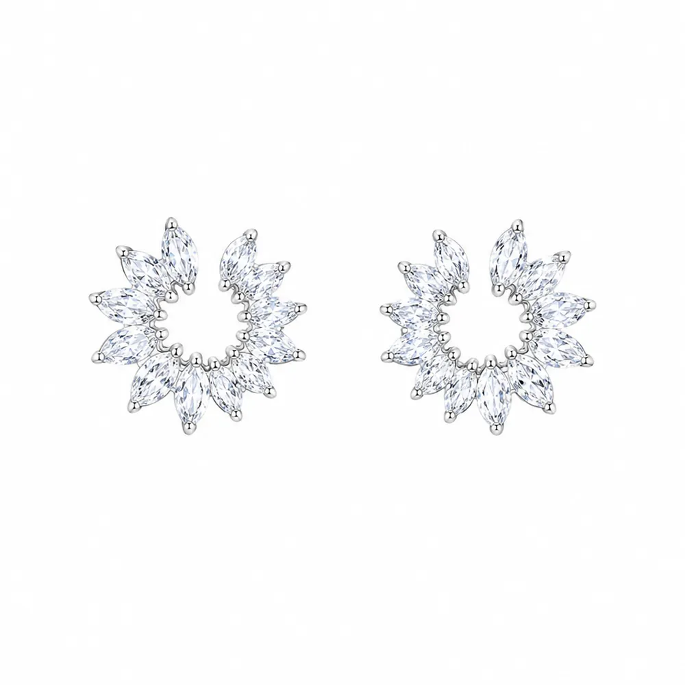Brinco Marquise 5x5mm / 2,4 quilates