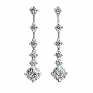 Brinco Moissanite 3,2mm / 0,15 quilates