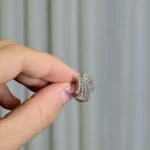 Brinco Moissanite Chuveiro