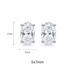 Brinco Oval 5x7mm