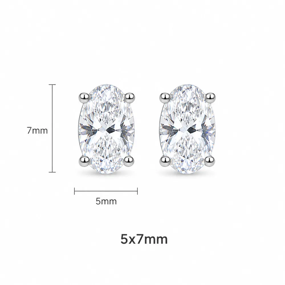 Brinco Oval 5x7mm
