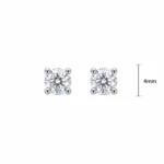 Brinco Ponto de Luz 4mm / 0,3 quilates