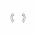Brinco Sorriso Minimalista 1mm / 0,08 quilates