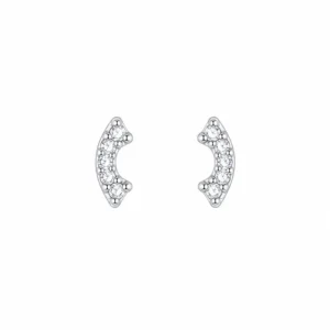 Brinco Sorriso Minimalista 1mm / 0,08 quilates
