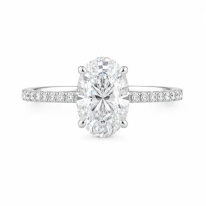 Anel Georgina Luxo 10x14 mm / 8 quilates