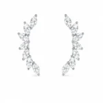 Brinco Earcuf Navete 2x5mm / 2,02 quilates