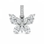 Pingente Borboleta 2x4mm / 0,68 quilates
