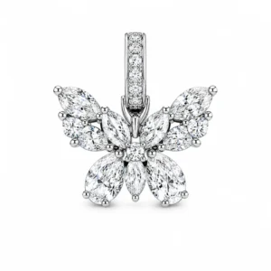 Pingente Borboleta 2x4mm / 0,68 quilates