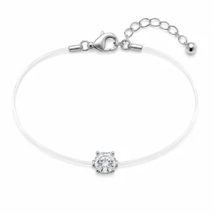 Pulseira Fio de Nylon 8mm / 2 quilates