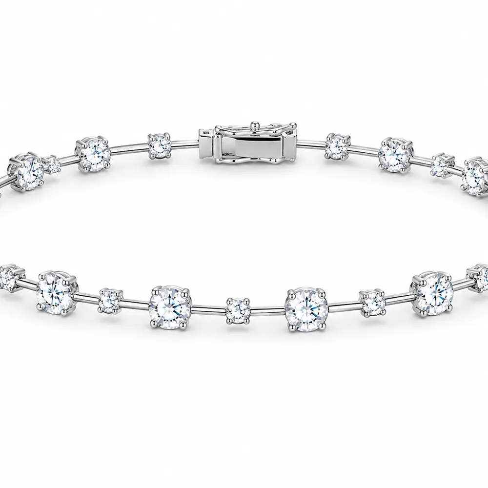 Pulseira Fio Faca 5mm / 6,2 quilates / 17 cm