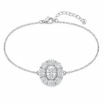 Pulseira Flor 8mm / 2 quilates