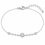 Pulseira Quadrada 6,5mm / 1 quilates