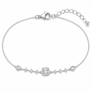 Pulseira Quadrada 6,5mm / 1 quilates