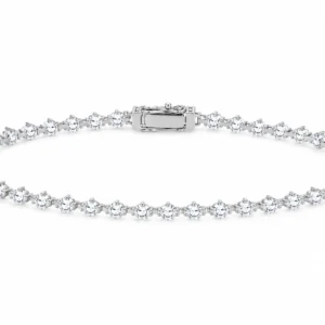 Pulseira Rivieira 3 pontas / 3mm / 5,5 quilates