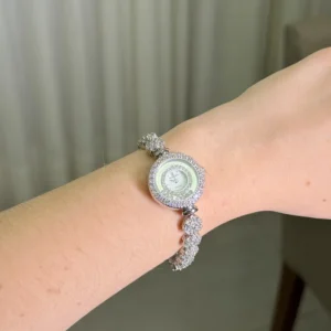 Relógio Luxo Prata 925