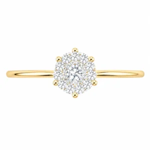 Anel Chuveiro Dourado 1,8mm / 0,14 quilates