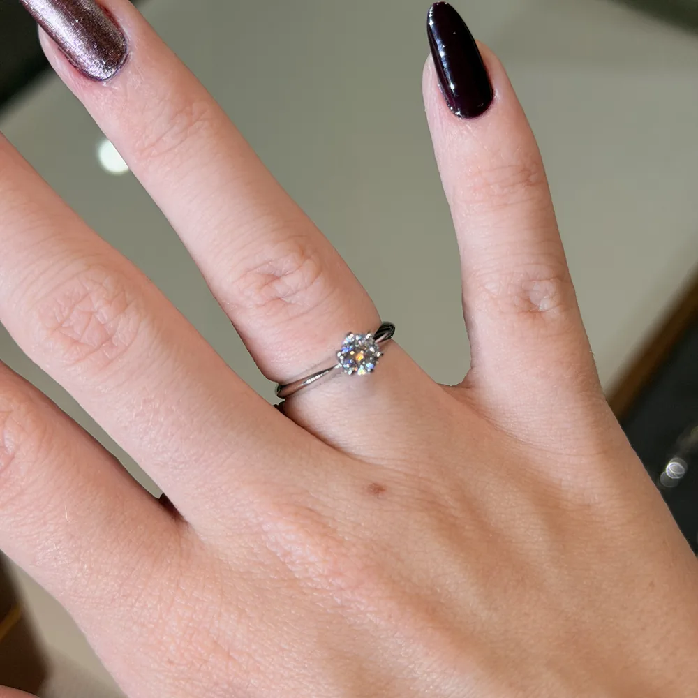 Solitário Moissanite 5mm